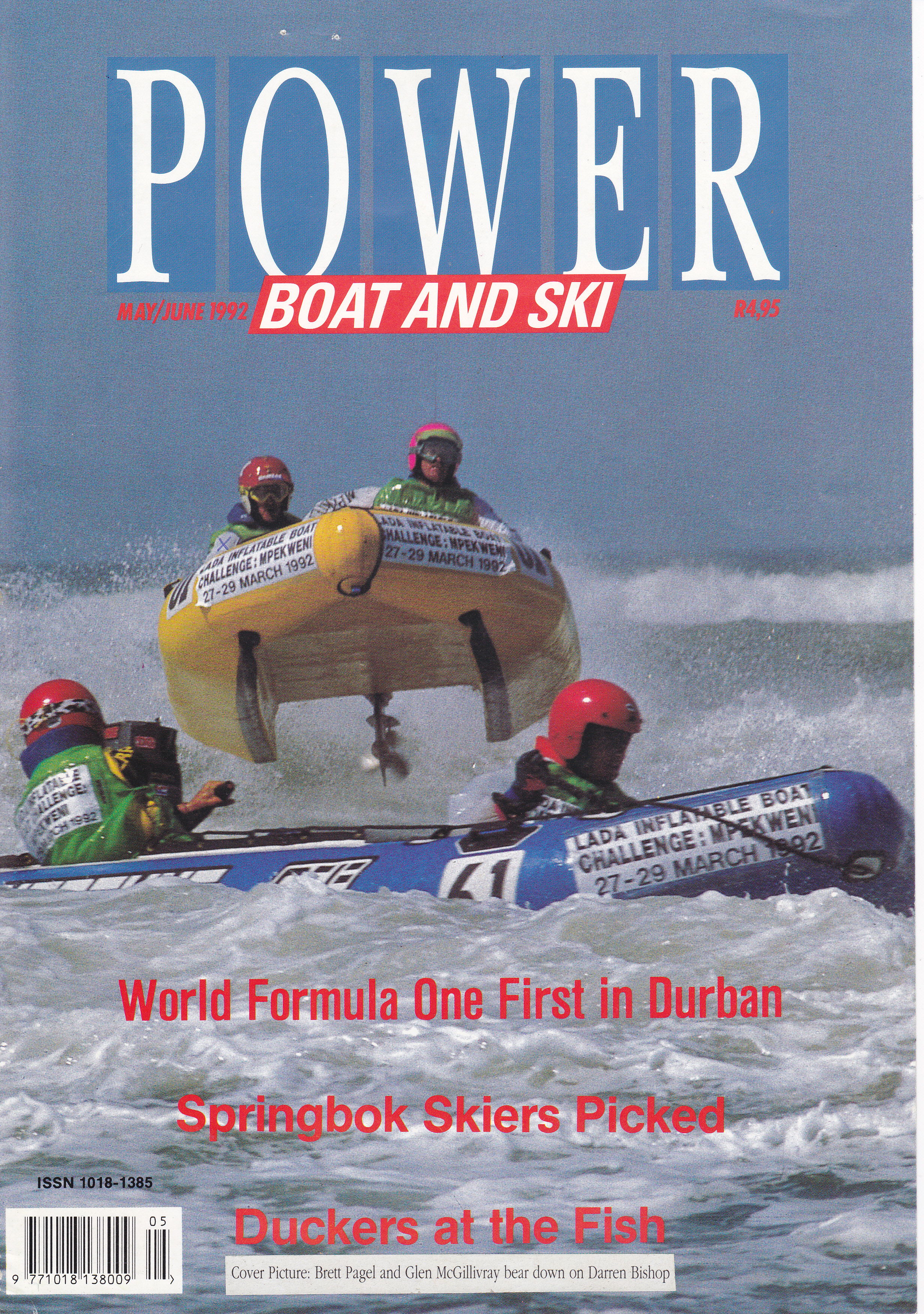 Power Boat and Ski cover, June 1992